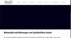 Desktop Screenshot of bauer-caravan.de